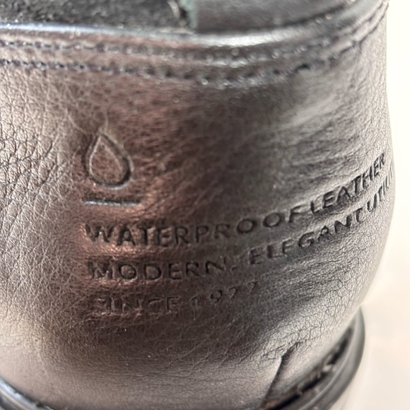 Naturalizer Women's Ankle Boots Black SZ 10 Waterproof Block Heel Round Toe - Picture 12 of 14